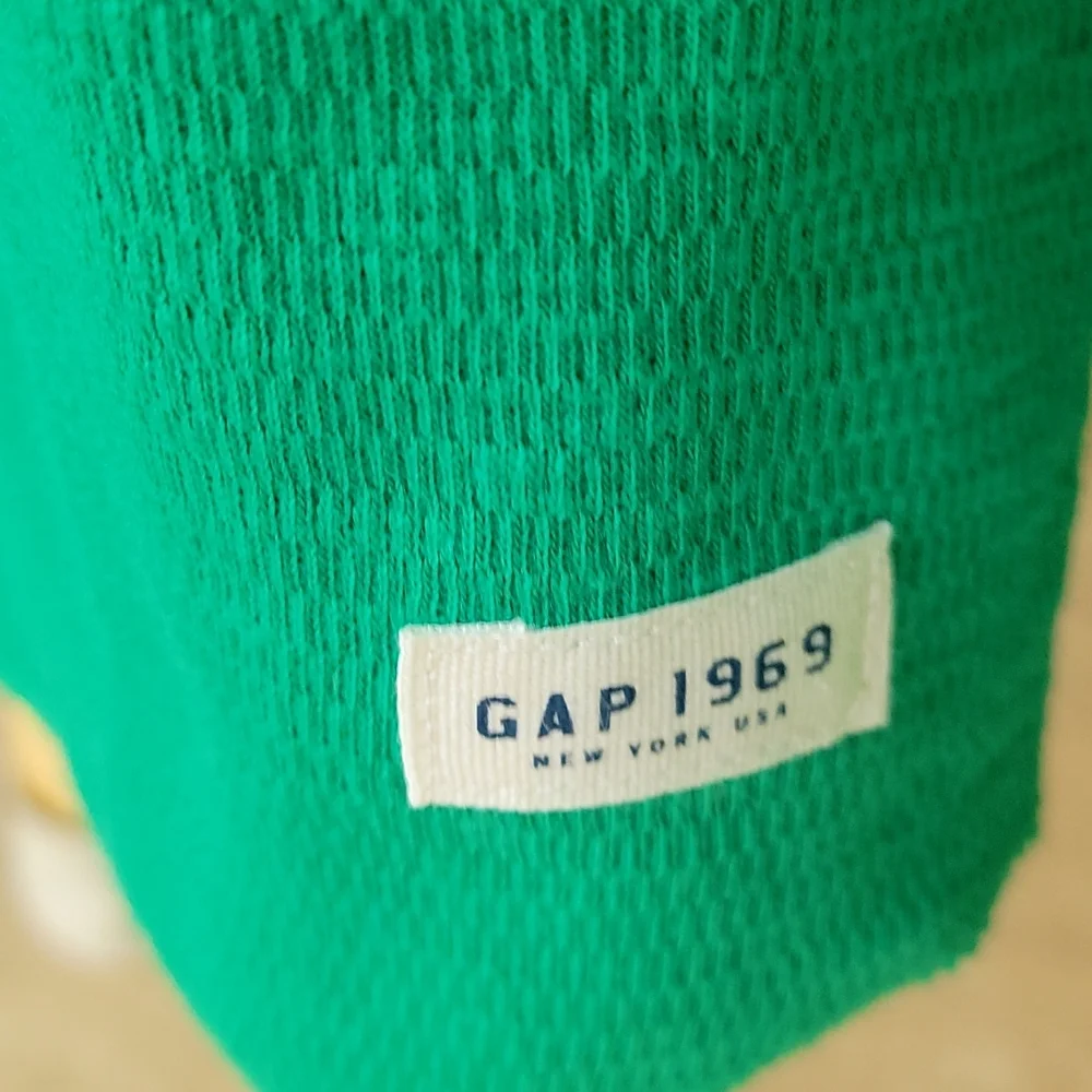 Gap navy/gray/green waffle weave 14/XXL